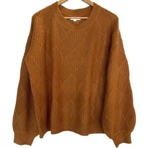 ANDREE BY UNIT Women's Cozy Tan Knit Sweater